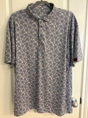Iron Oak Polo- Pearl Snap Floral